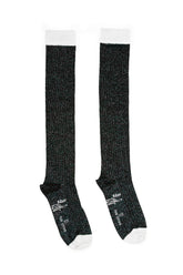 Calcetines White Glitter
